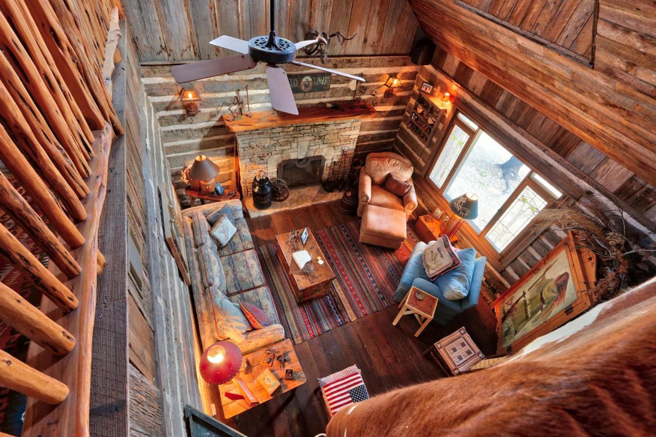 Вилла Log Cabin At Old Glory Ranch Уимберли Экстерьер фото