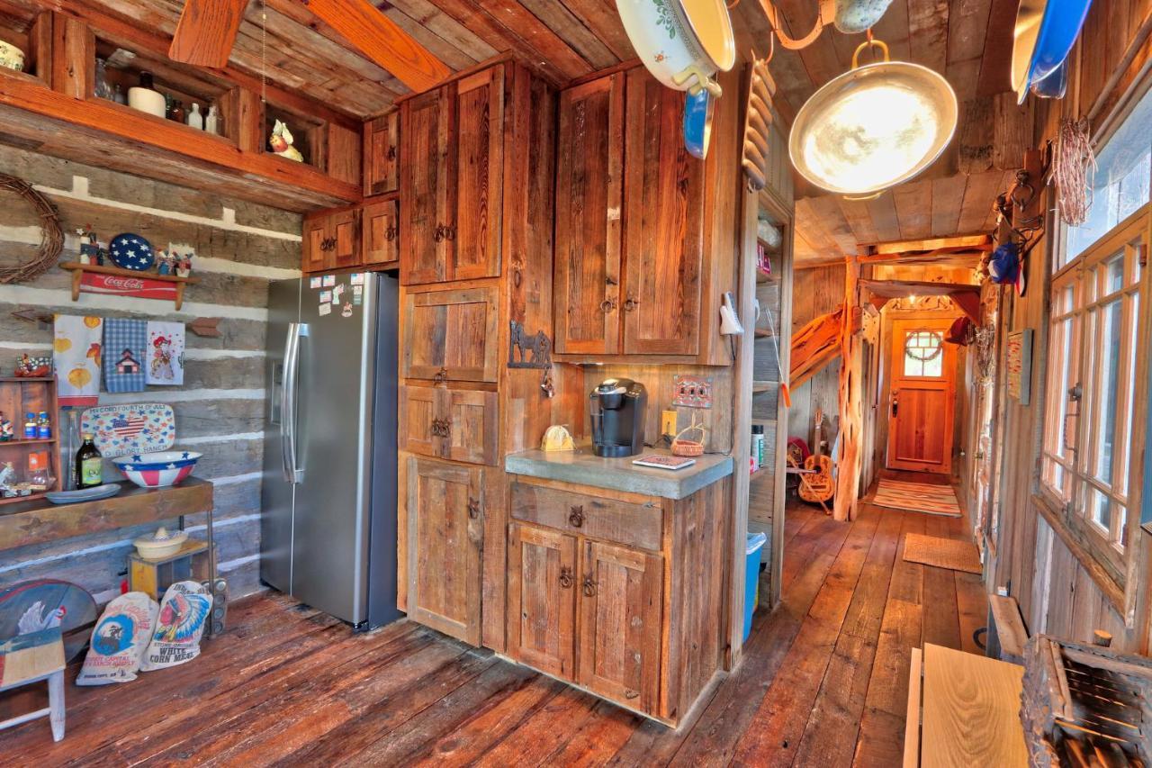 Вилла Log Cabin At Old Glory Ranch Уимберли Экстерьер фото